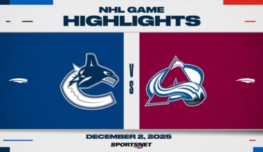 NHL Highlights | Canucks vs. Avalanche - December 2, 2025