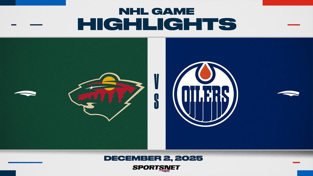 NHL Highlights | Wild vs. Oilers - December 2, 2025