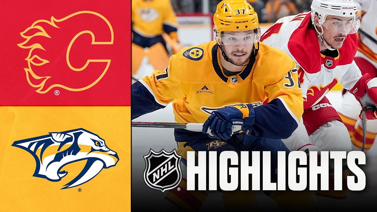 Flames vs. Predators | NHL Highlights | December 02, 2025