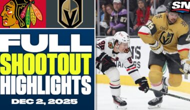 Blackhawks at Golden Knights | FULL Shootout Highlights - December 2, 2025