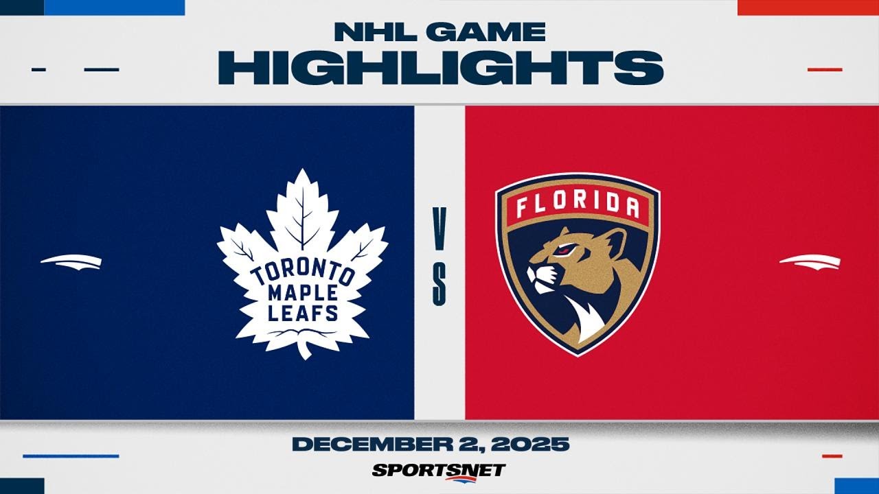 NHL Highlights | Leafs vs. Panthers - December 2, 2025