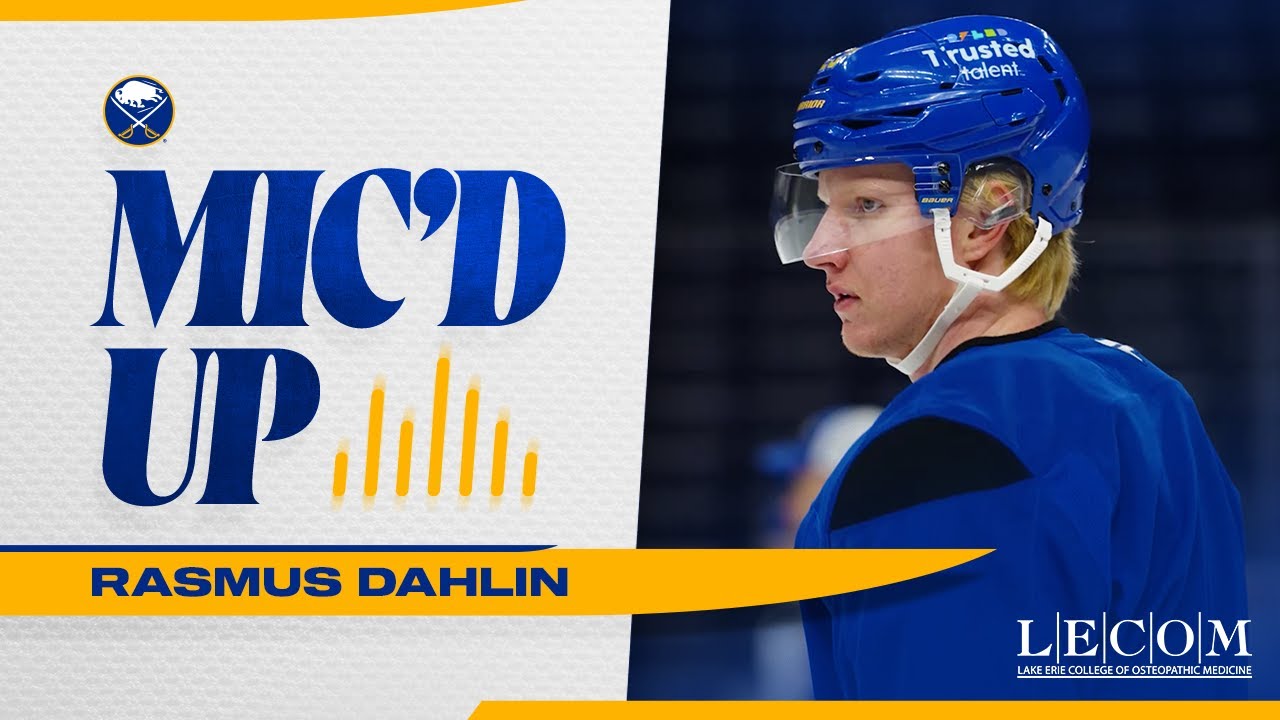 "Don't Talk To Me" |  Rasmus Dahlin Mic'd Up At Buffalo Sabres Practice