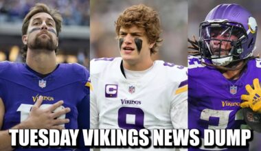 Minnesota Vikings News Dump (12.2.2025) | Thielen Waived, McCarthy to Start, Aaron Jones Day-to-Day