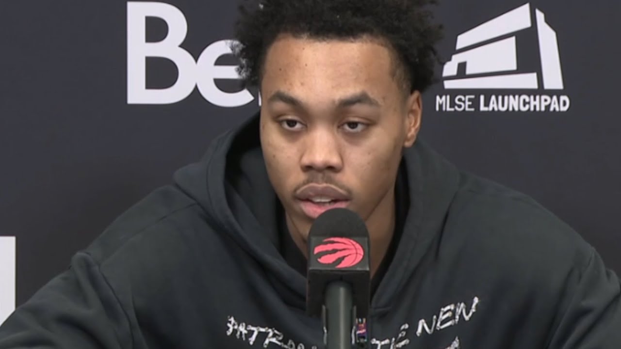 Scottie Barnes Postgame Interview - Raptors vs Blazers | 2025-26 NBA Seasoncb