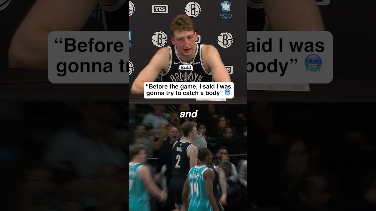 Danny Wolf called it too 👀 #nba #dunk #brooklynnets