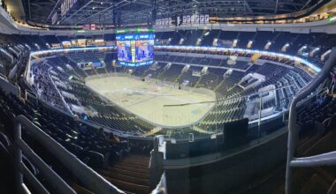 Pano I took at Enterprise Center last night