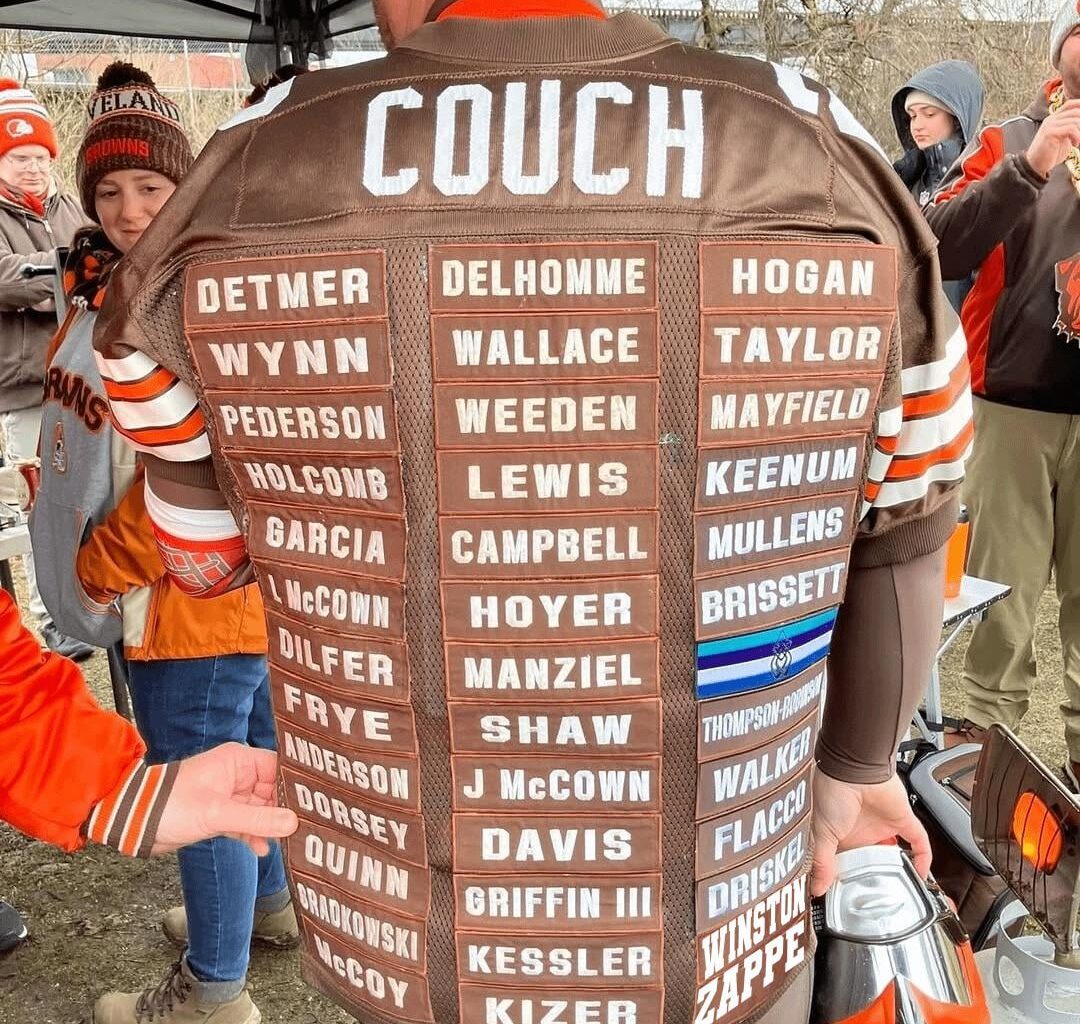 What exactly does a browns qb have to do to “end”the jersey curse?