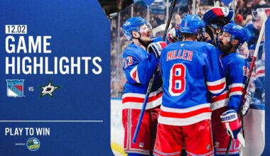 GAME HIGHLIGHTS | 2025-26: New York Rangers vs Dallas Stars (12/2/25)