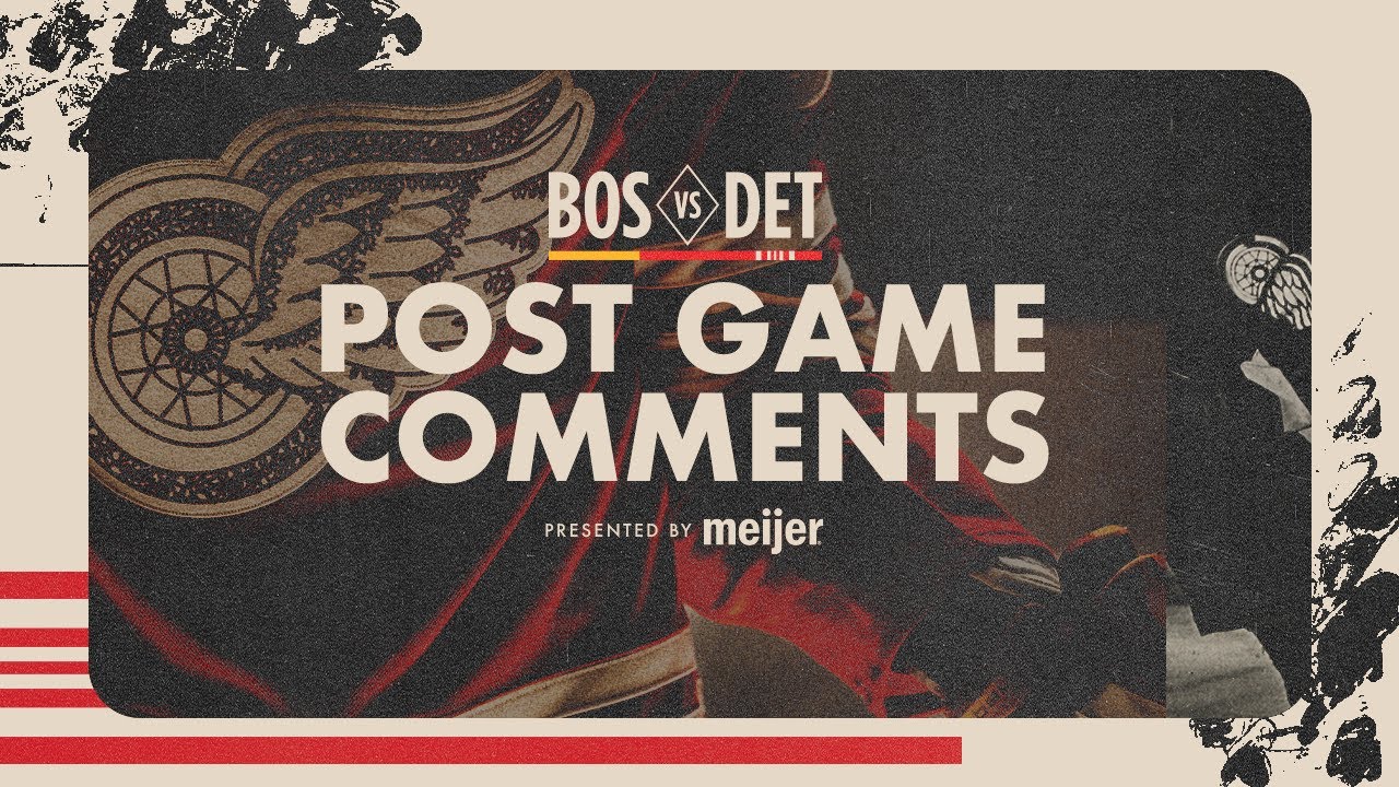 Alex DeBrincat, Moritz Sedier, Todd McLellan Post Game Comments vs. BOS | Dec. 2, 2025