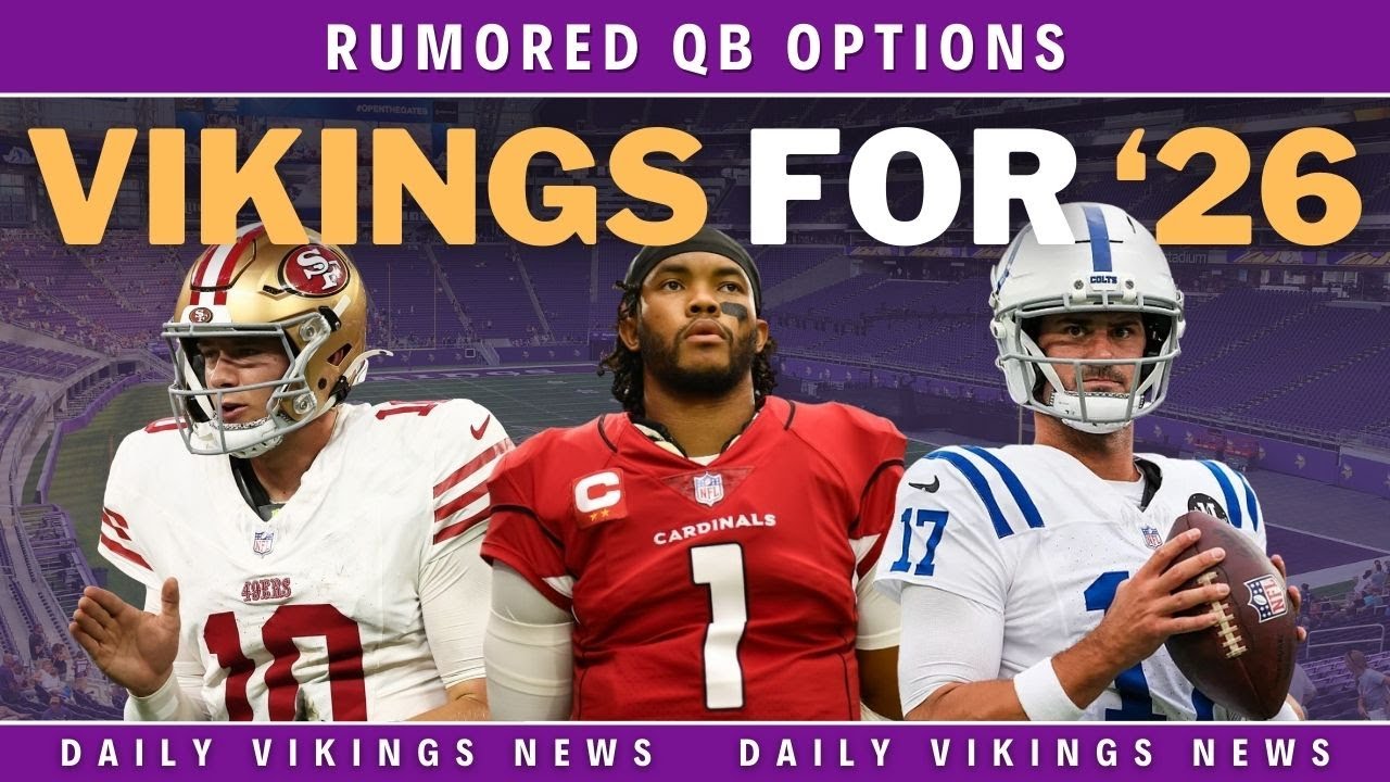 🔥 Vikings 2026 QB Options: Who Could Replace JJ or Back Him Up Next Season?