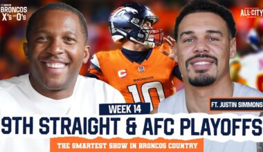 Broncos INSANE 9th Straight Win, AFC Playoff Picture & More | Broncos X & O's Ft. Justin Simmons