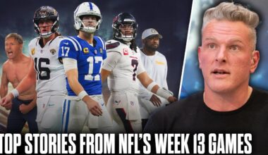 The Top Stories From NFL's Week 13 Games That YOU Need To Know | Pat McAfee Show