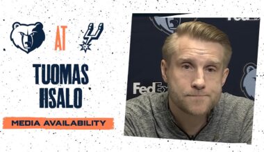 Tuomas Iisalo Press Conference | Grizzlies vs. Spurs