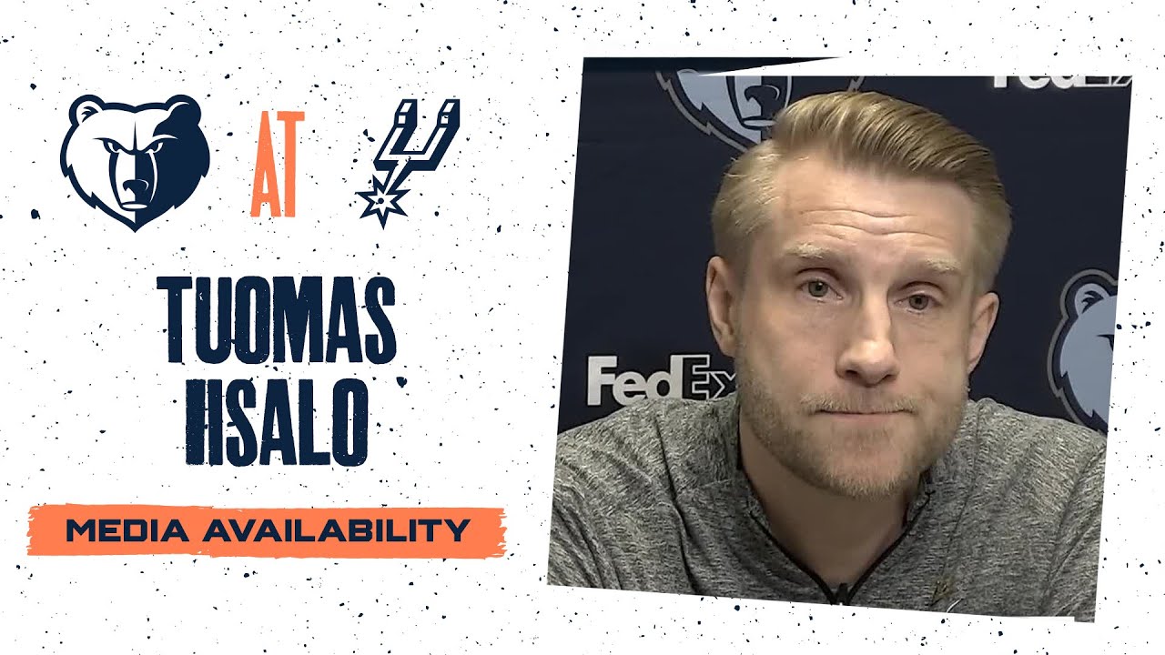 Tuomas Iisalo Press Conference | Grizzlies vs. Spurs