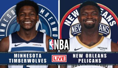 Minnesota Timberwolves vs New Orleans Pelicans | NBA Live Today | Play-By-Play Scoreboard 2025
