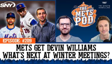 Mets agree to deal with Devin Williams, more action to come at Winter Meetings