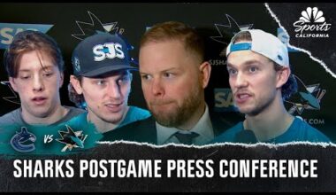 yan Warsofsky, William Eklund and more react to Sharks' win| NBC Sports CA