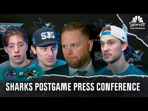 yan Warsofsky, William Eklund and more react to Sharks' win| NBC Sports CA