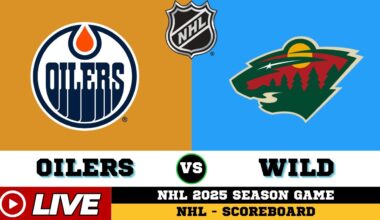 🔴LIVE : Minnesota Wild Vs Edmonton Oilers | NHL 2025 | NHL Live SCOREBOARD