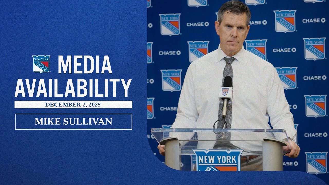 NYR vs DAL: Mike Sullivan Postgame Media Availability | Dec. 2, 2025