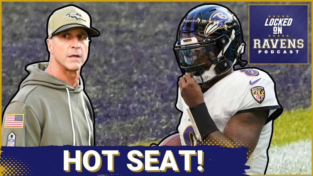 Nick Wright FIRMLY puts John Harbaugh ON HOT SEAT, BIG Baltimore Ravens injury updates revealed