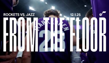 From The Floor: bounce back W VS HOUSTON 🎥 | UTAH JAZZ