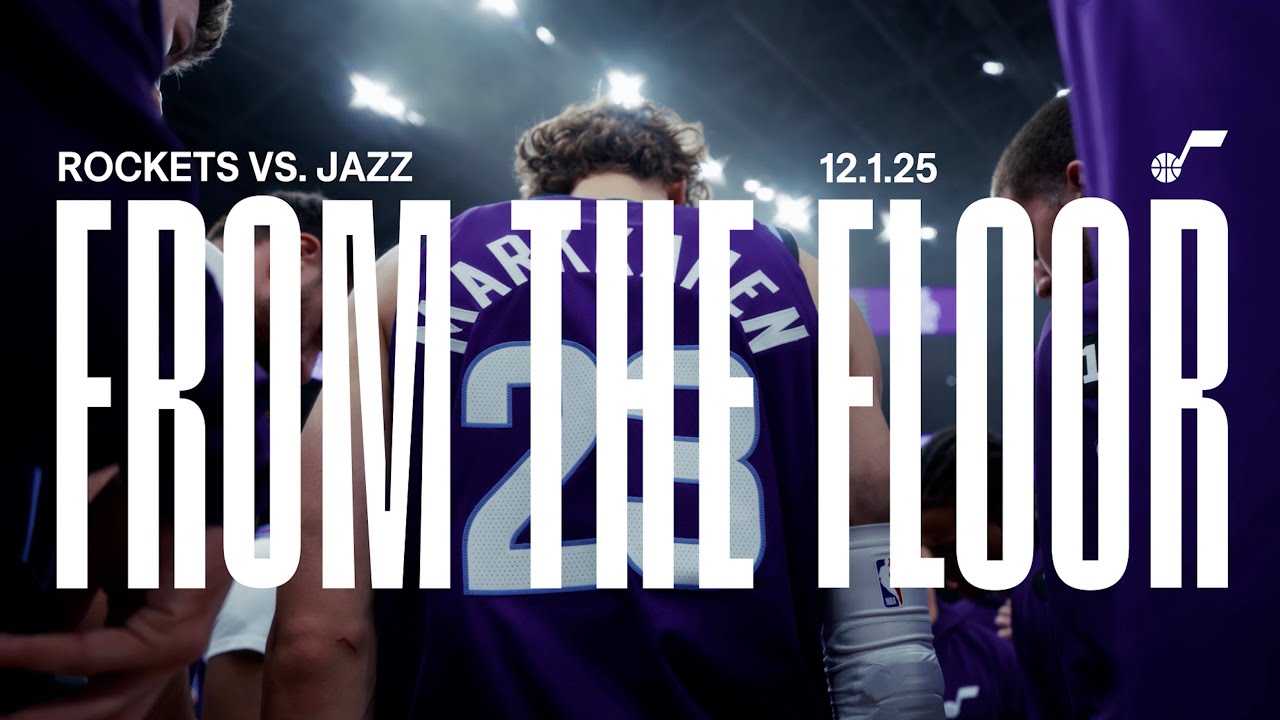 From The Floor: bounce back W VS HOUSTON 🎥 | UTAH JAZZ