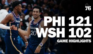 Game Highlights: Philadelphia Bounces Back Against Wizards