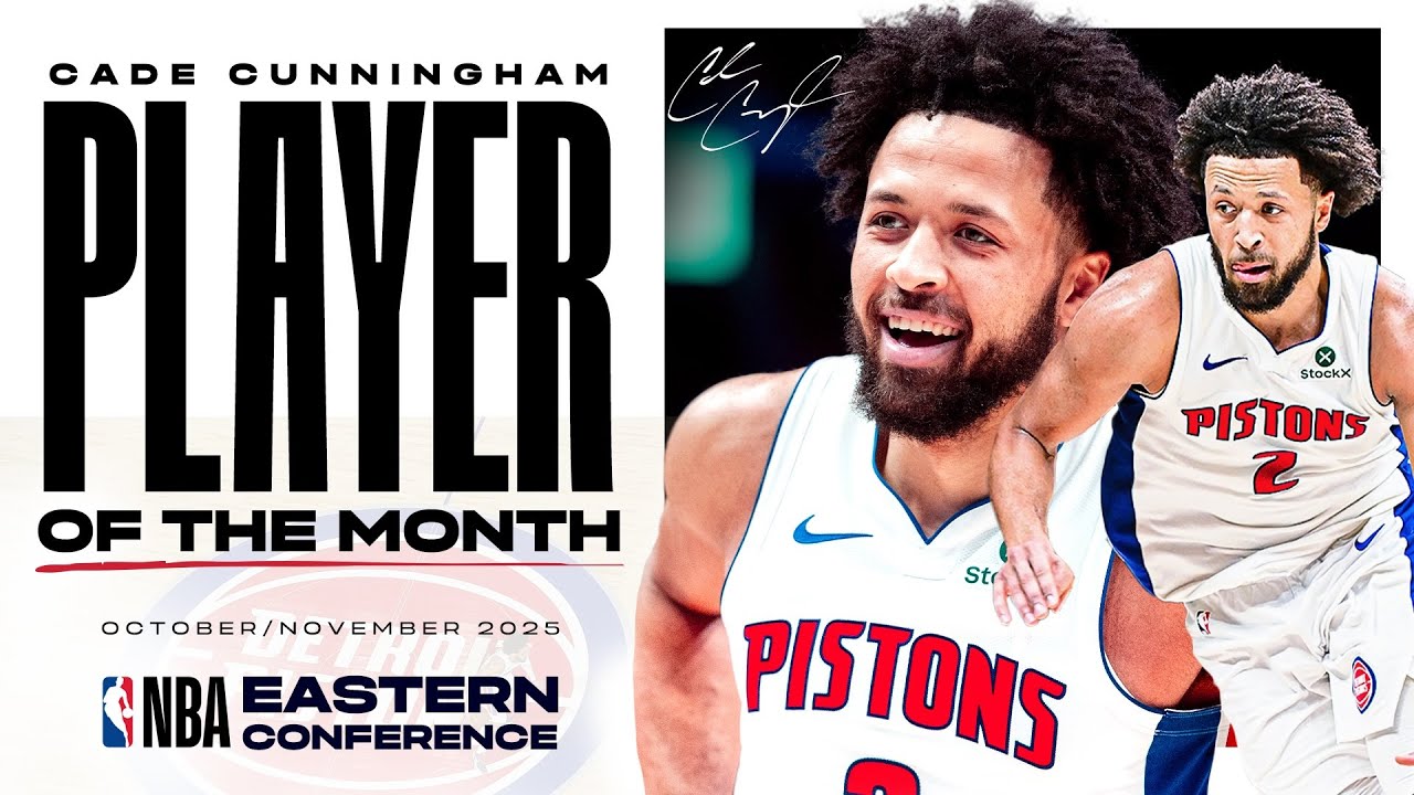 Cade Cunningham: Eastern Conference Player of the Month | Top Plays of November #nba #pistons