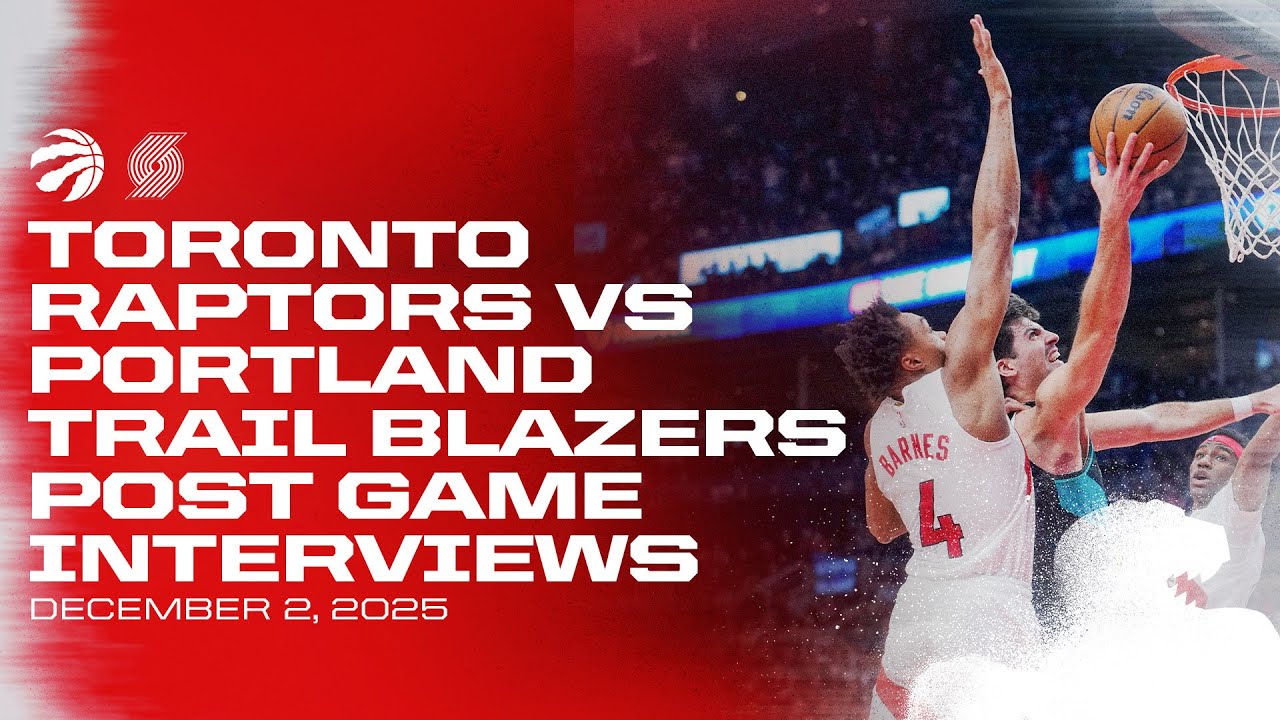 Toronto Raptors Full Media Availability | Post Game vs Trailblazers | December 02, 2025