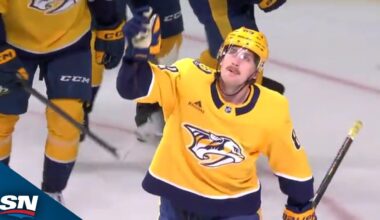 Predators' Ozzy Wiesblatt Pays Tribute To Late Brother With First Career Goal