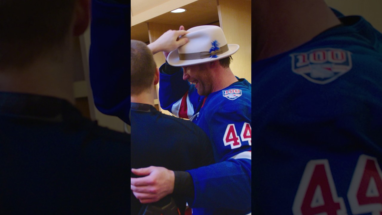 Got the dub, now onto to Ottawa 💪 #hockey #nyr #broadwayhat #rangerswin