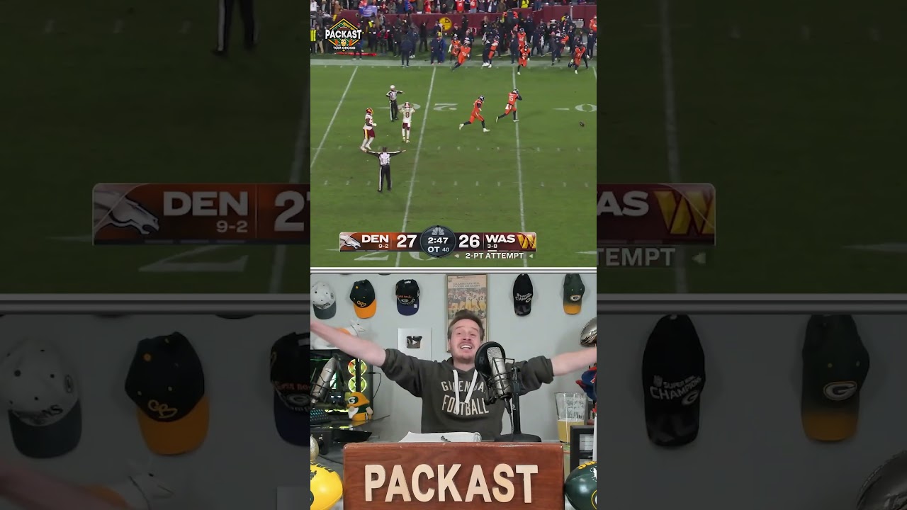 The INSANE Ending in OT Broncos vs Commanders #nfl