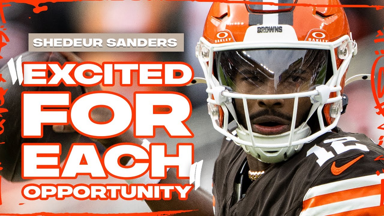 Shedeur Sanders Press Conference: "Excited for each opportunity"