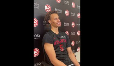 Atlanta Hawks’ Dyson Daniels December 3 Media Availability