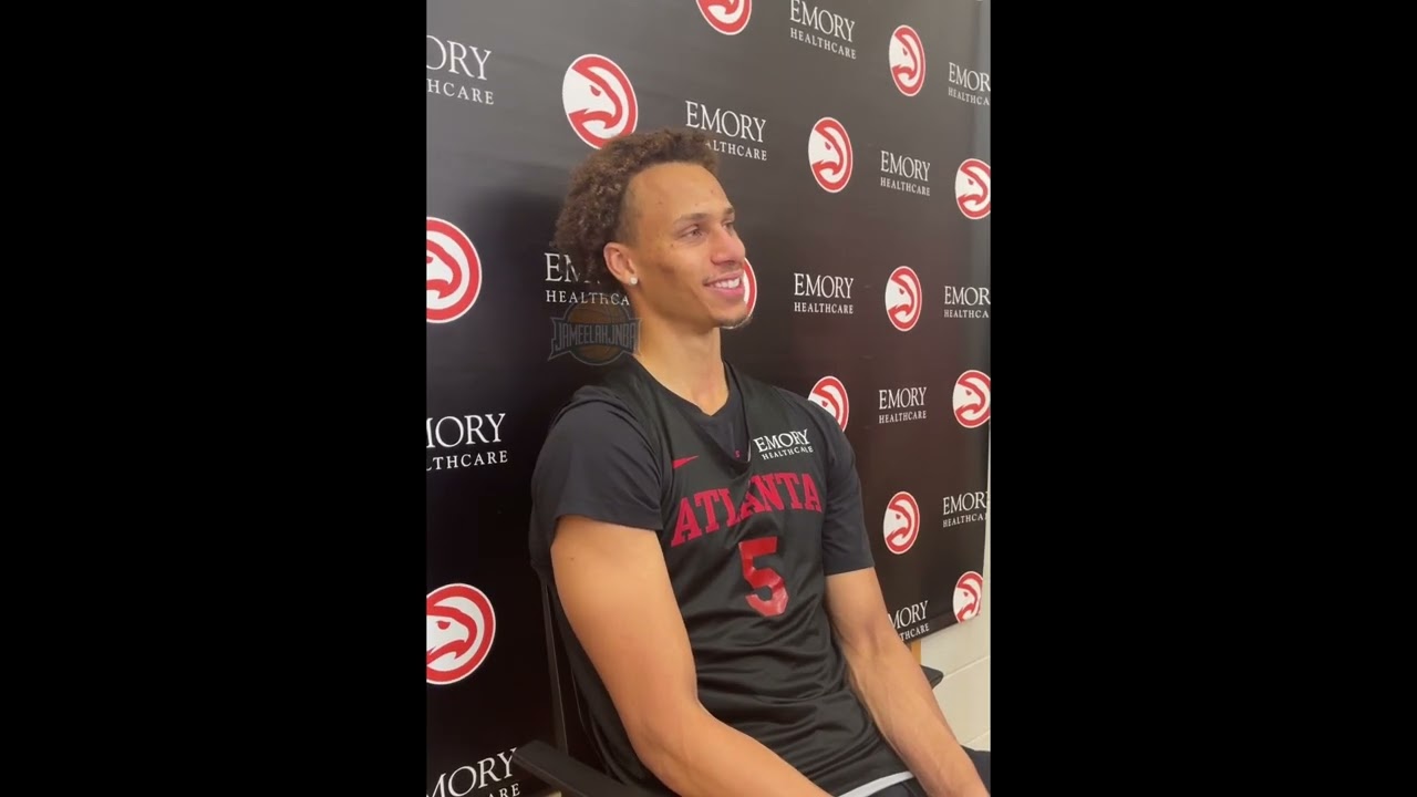 Atlanta Hawks’ Dyson Daniels December 3 Media Availability
