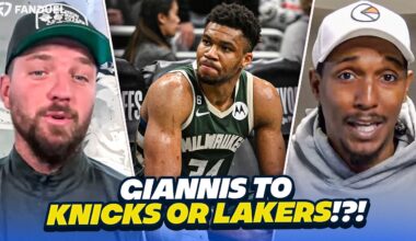 Giannis Antetokounmpo to Knicks OR Lakers?!? Giannis SCRUBS Socials of Bucks!