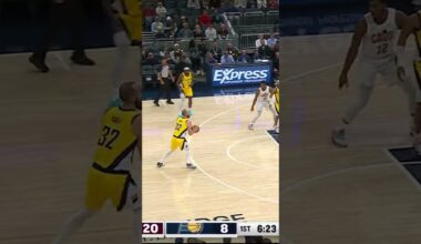 Jay Huff Splashes Home the Trey 💦