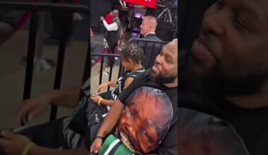 Rockets DJ coached young fan to get KD's autograph 🥹 ❤️  | (Via imfromthestead/IG)