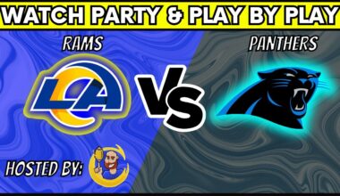 RAMS vs. PANTHERS LIVE WATCH PARTY! 🚨 Play by play and REACTION (Week 13)