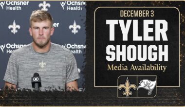 Tyler Shough on his progression, Baker Mayfield | New Orleans Saints