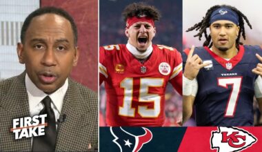 FIRST TAKE | Texans D is REAL problem to Mahomes - Stephen A. warns Chiefs miss playoffs if lose