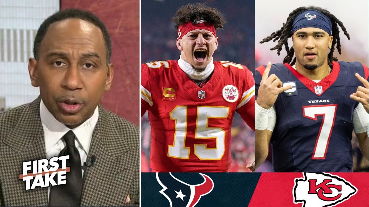 FIRST TAKE | Texans D is REAL problem to Mahomes - Stephen A. warns Chiefs miss playoffs if lose