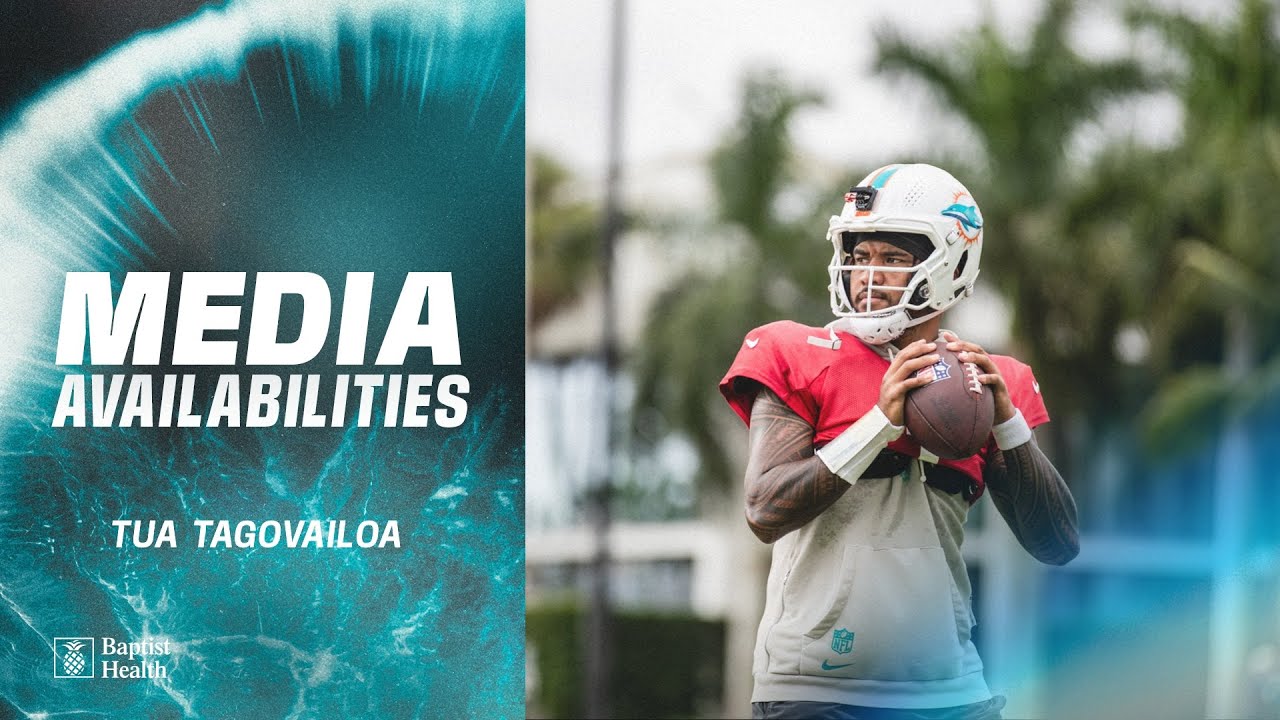 QB Tua Tagovailoa meets with the media | Miami Dolphins