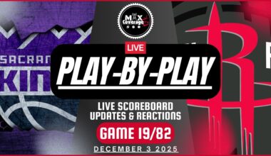 🔴LIVE - Sacramento Kings vs Houston Rockets - Play-By-Play & Reactions (12/3/25)
