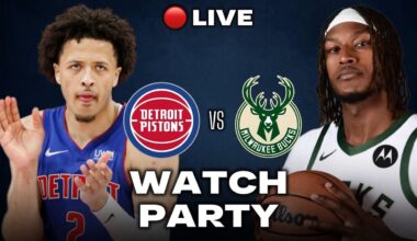 LIVE Detroit Pistons Vs Milwaukee Bucks! Cade Vs Giannis!  | Woodward Basketball, December 3rd, 2025
