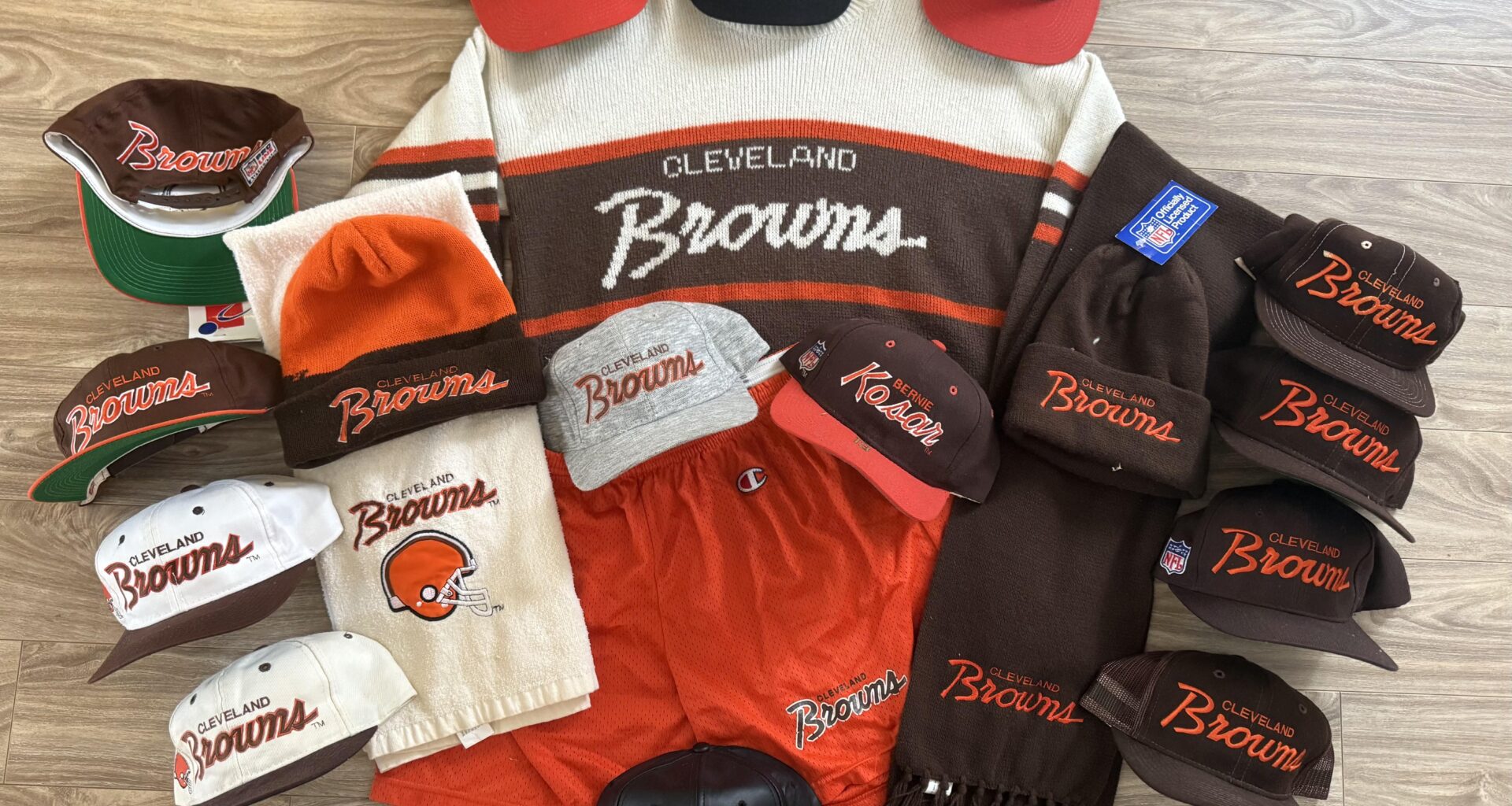 Vintage Cleveland Browns Script Collection