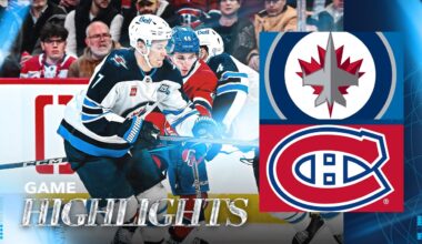 Montréal Canadiens vs. Winnipeg Jets - Game Highlights