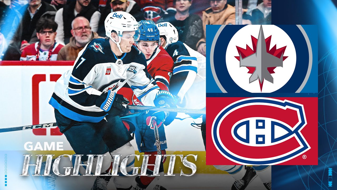 Montréal Canadiens vs. Winnipeg Jets - Game Highlights
