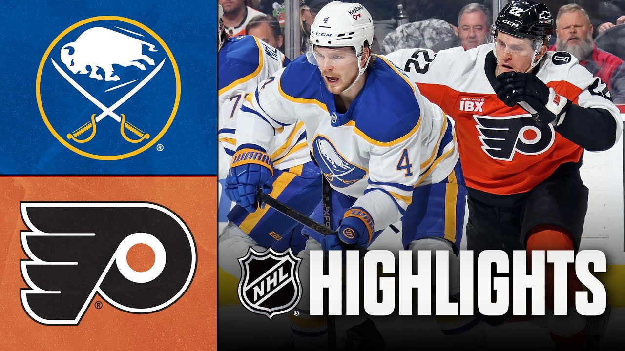 Sabres vs. Flyers | NHL Highlights | December 03, 2025